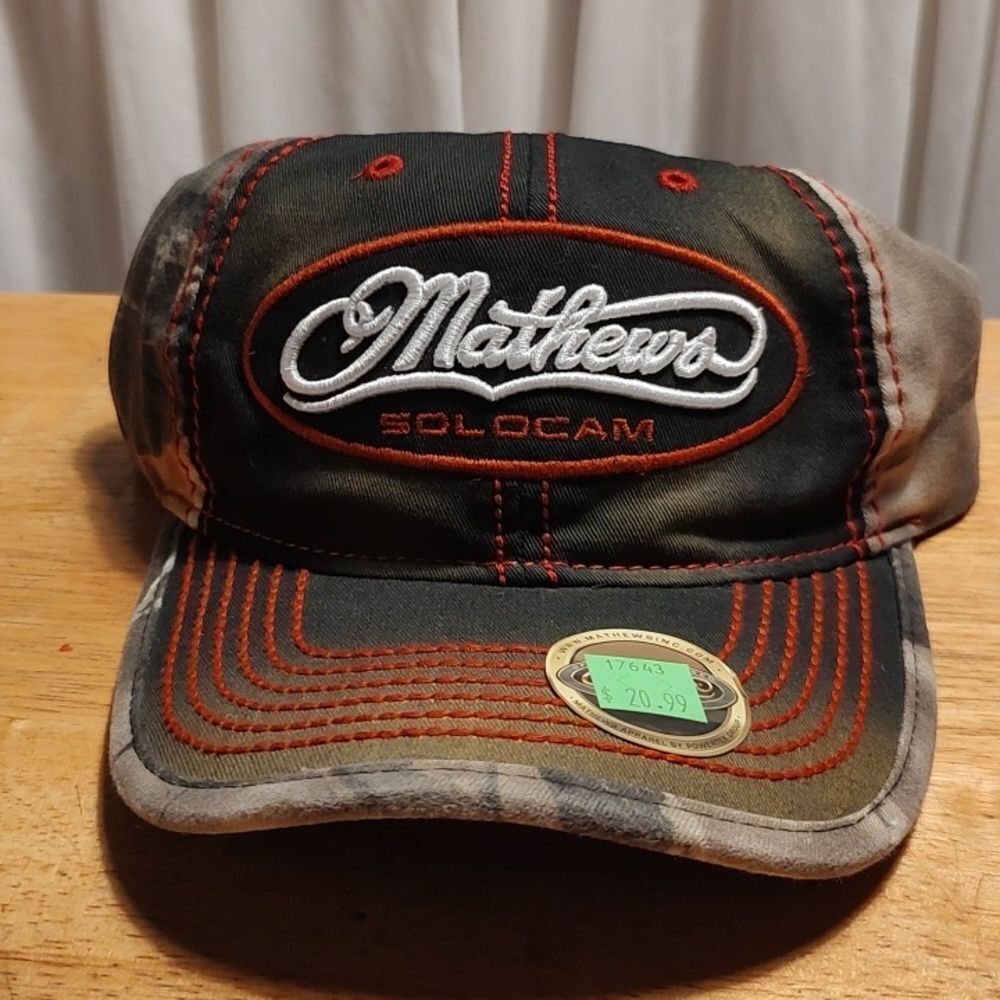 Mathews Solocam Hunting Bow Velcroback Hat - New